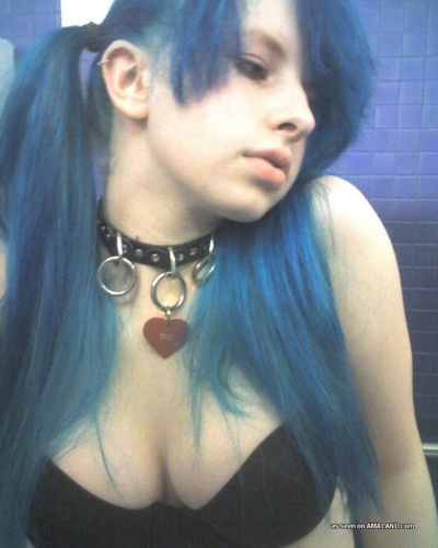 Blue Hair Naked 21